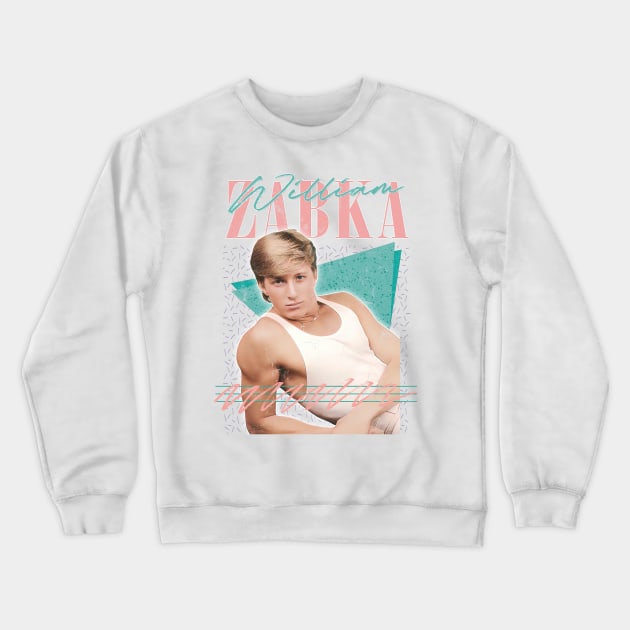 William Zabka // 80s Retro Style Fan Design Crewneck Sweatshirt by DankFutura